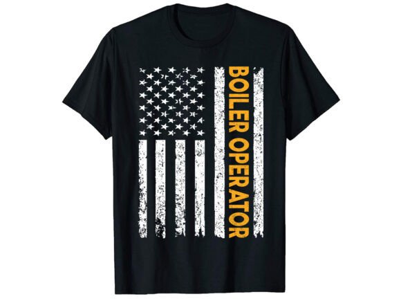 Boiler Operator Career T-Shirt Design for Blogs and Websites