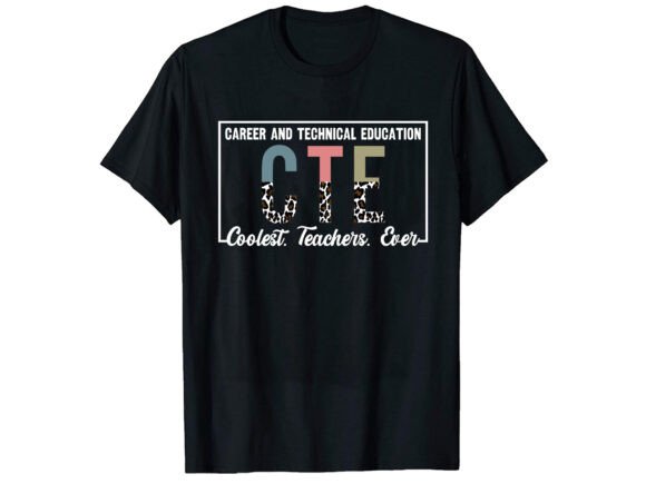 Career and Technical T-shirt Design for Modern Graphics
