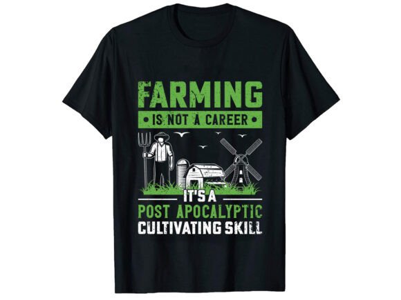 Farmer Funny Career T-shirt Design for Crafting