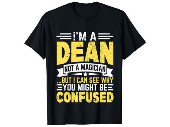 Funny Dean Career T-shirt Free Graphic Design Freebie