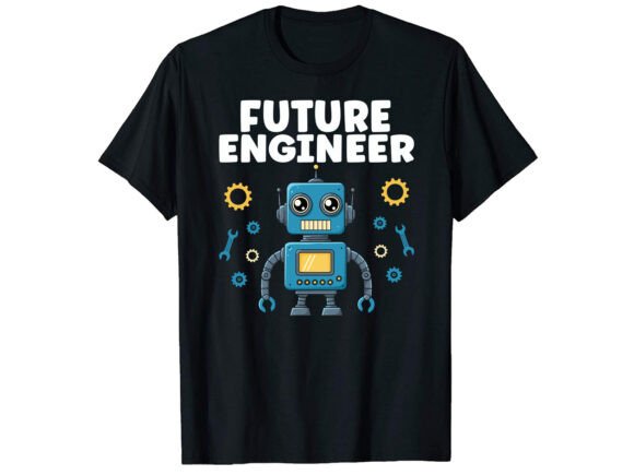 Future Engineer Career T-shirt Design for Blog and Web Use