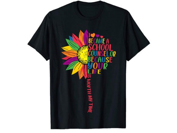 I Became a School Career T-shirt Design