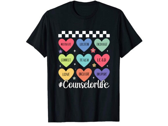 School Counselor Career T-shirt Free