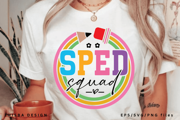 SPED Squad Svg Png, Sped Teacher Svg, Sp: A Graphic Design Asset for Modern Content