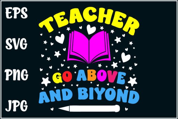 Teacher Go Above Beyond Embroidery Design Review