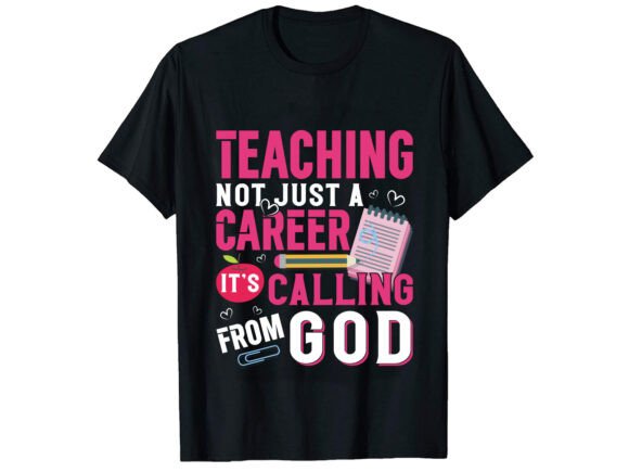 Teaching Not Just a Career T-Shirt Design Review