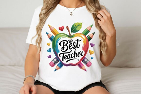 The Best Teacher Apple Design: A Graphic Asset for Local Branding