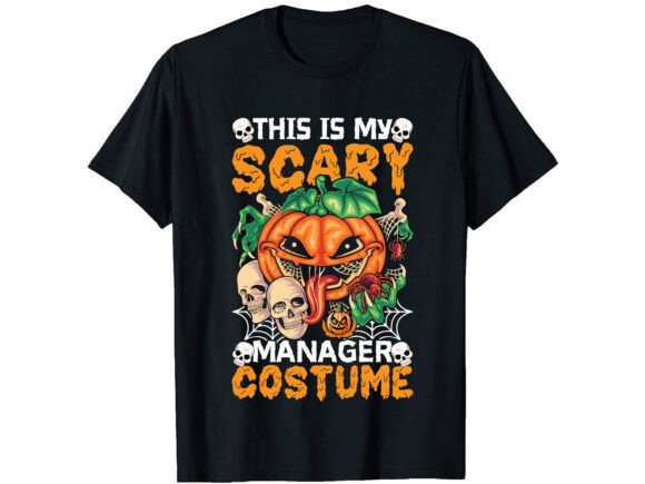 This Is My Scary Manager Career T-Shirt Design